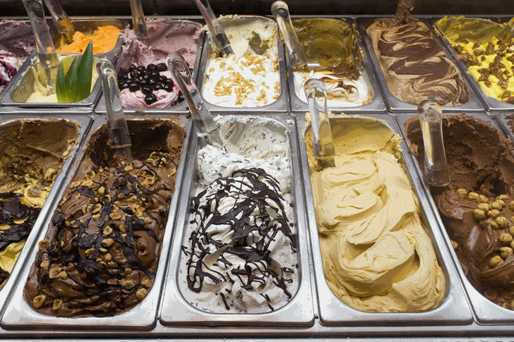 Ice cream parlours Iceland