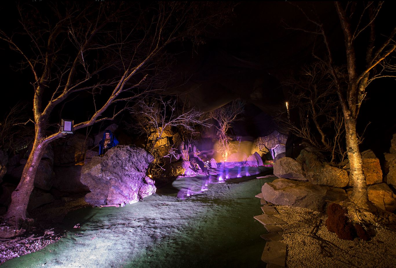 Image taken inside the caves of the Iceland Wonders Museum
