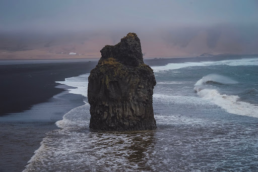 Rock formation on the Icelandic coast