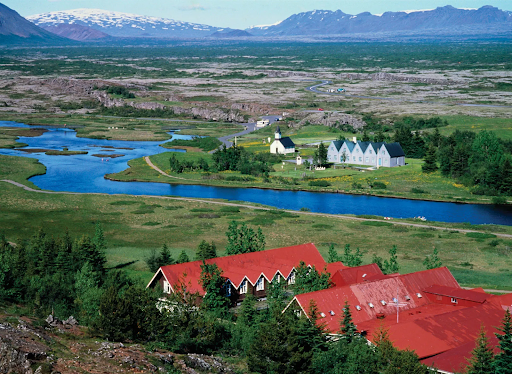 Thingvellir, the historical site of the first Althing.